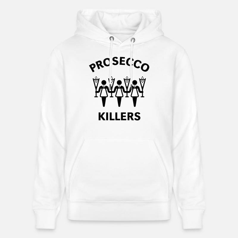 Prosecco Killers (Soirée des filles) - Sweat à capuche bio CRUISER Stanley/Stella Unisexe - blanc