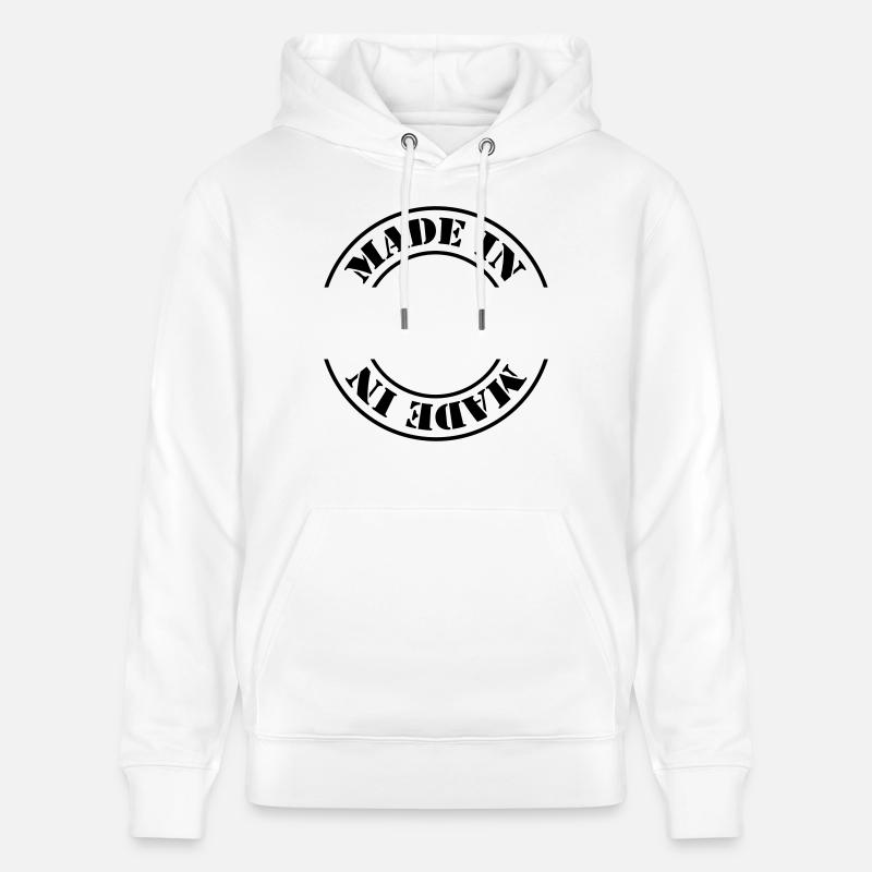 made in m1k2 - Sweat à capuche bio CRUISER Stanley/Stella Unisexe - blanc