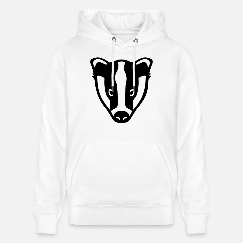Dachs - Stanley/Stella Unisex Bio-Hoodie CRUISER  - Weiß