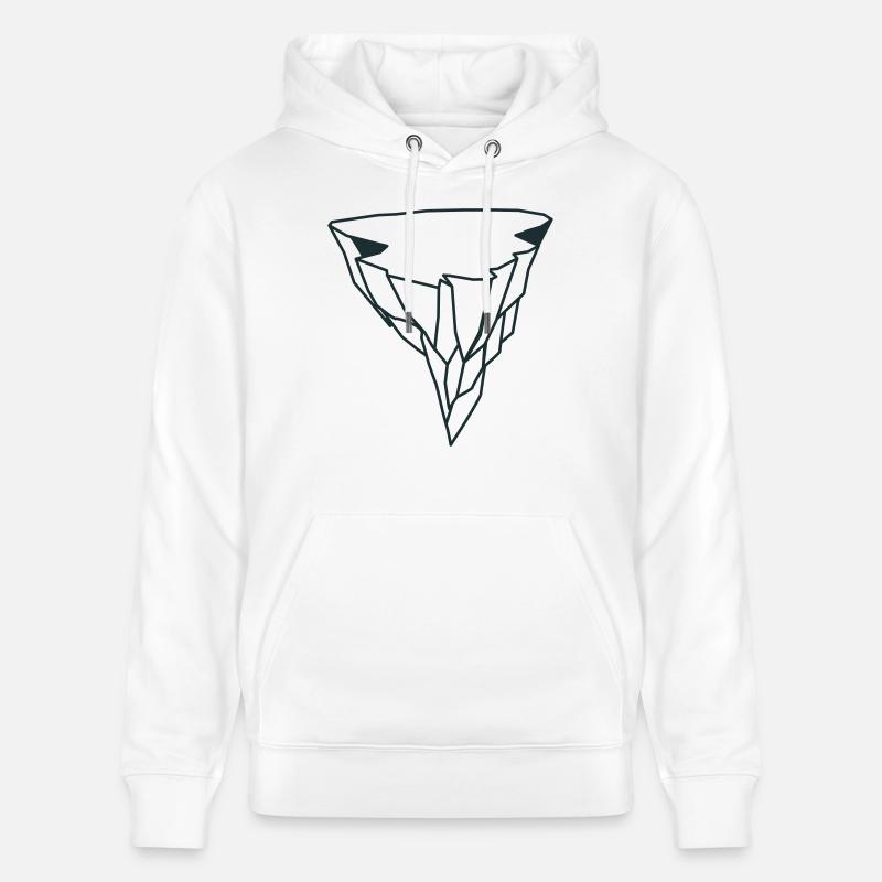 Falaise flottante de Shard - Sweat à capuche bio CRUISER Stanley/Stella Unisexe - blanc