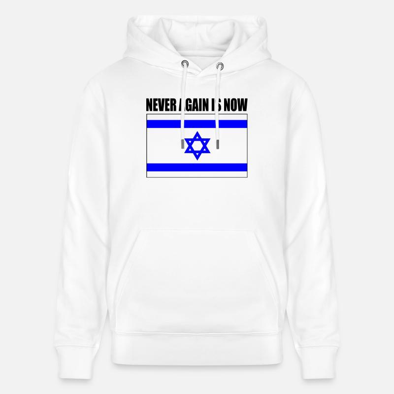 Never again is now - Sweat à capuche bio CRUISER Stanley/Stella Unisexe - blanc