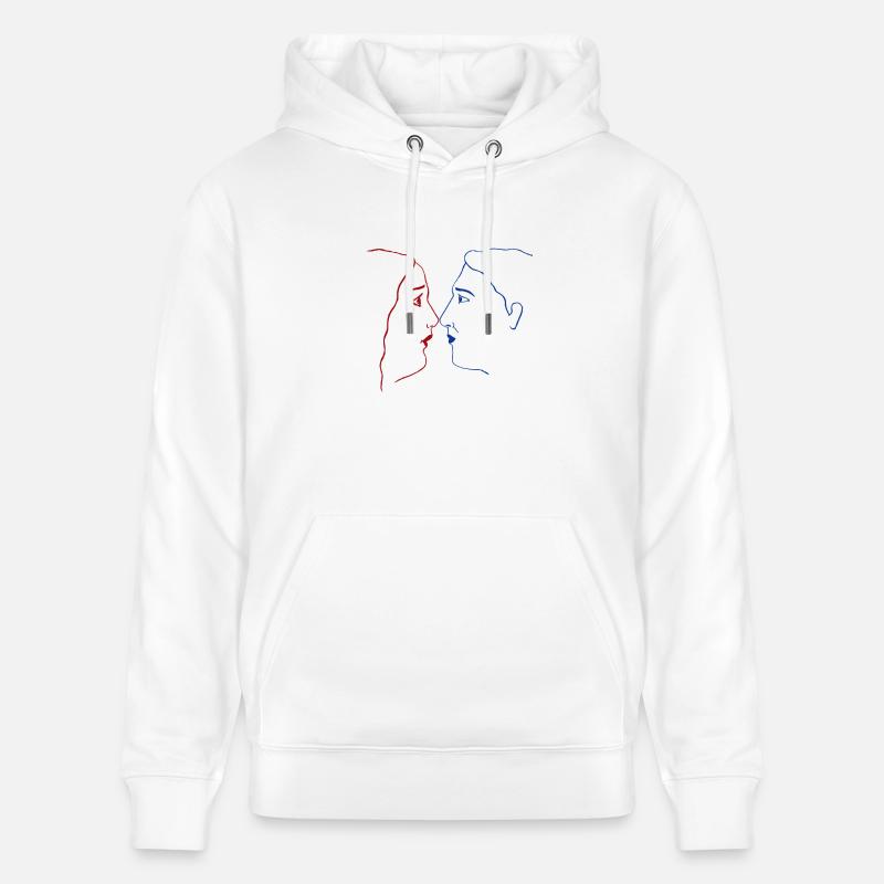 Couples - Sweat à capuche bio CRUISER Stanley/Stella Unisexe - blanc