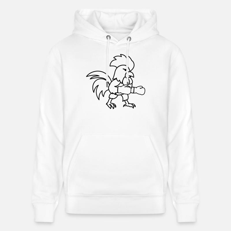 hahn boxer - Stanley/Stella Unisex Bio-Hoodie CRUISER  - Weiß