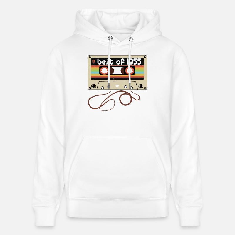 Millésime légendaire 1955 - Sweat à capuche bio CRUISER Stanley/Stella Unisexe - blanc