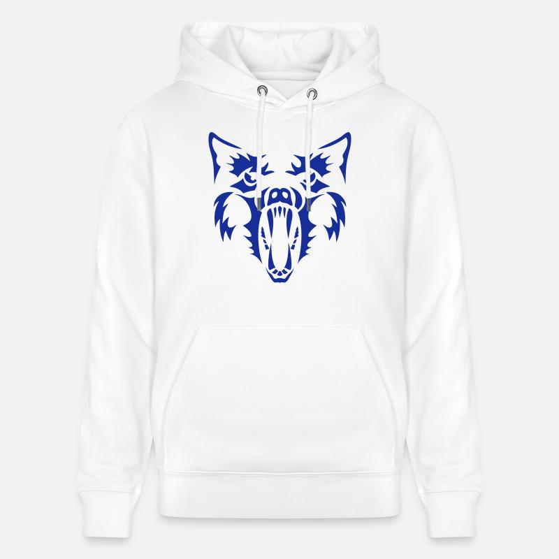 Wolf Werwolf Werwolf 3 - Stanley/Stella Unisex Bio-Hoodie CRUISER  - Weiß