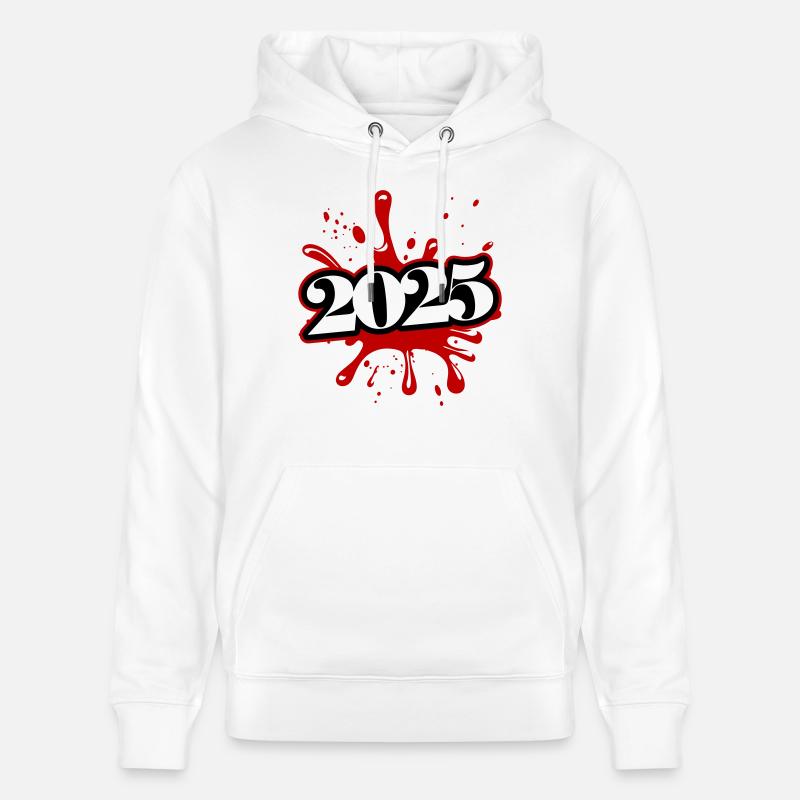 Blobs de 2025 - Sweat à capuche bio CRUISER Stanley/Stella Unisexe - blanc