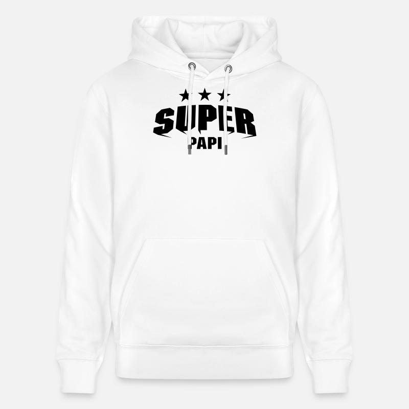 Super Papi - Stanley/Stella Unisex Bio-Hoodie CRUISER  - Weiß