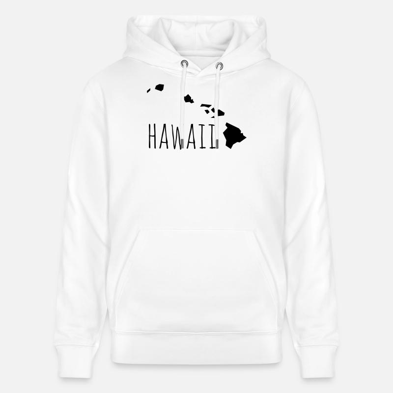 hawaii - Sweat à capuche bio CRUISER Stanley/Stella Unisexe - blanc