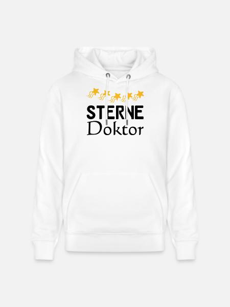 Sterne Doktor Geschenk - Stanley/Stella Unisex Bio-Hoodie CRUISER  - Weiß