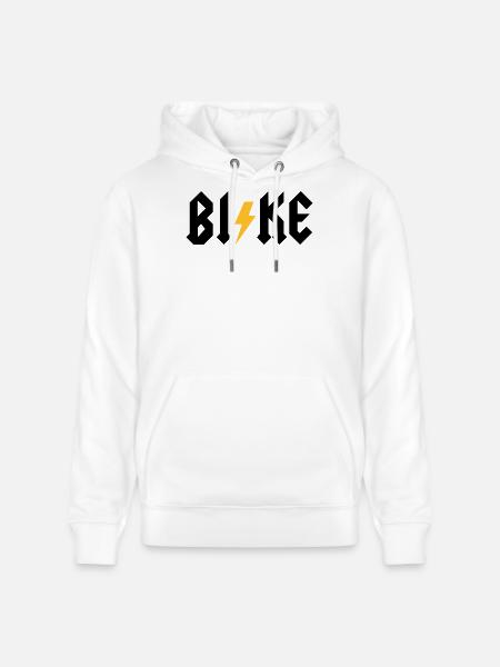 BI!KE - Stanley/Stella Unisex Bio-Hoodie CRUISER - Weiß
