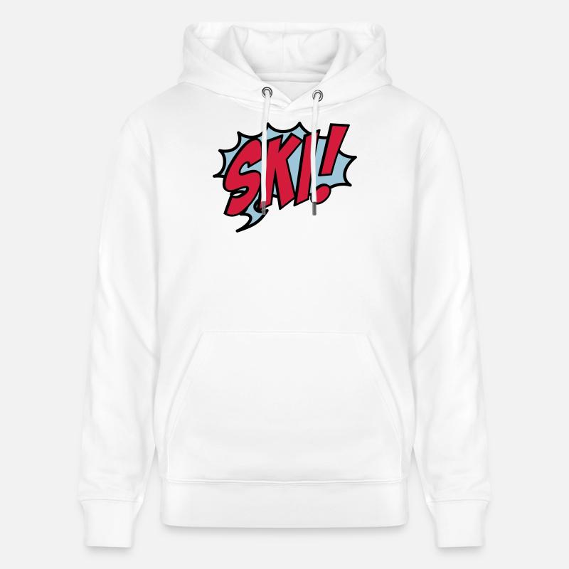Ski - Sweat à capuche bio CRUISER Stanley/Stella Unisexe - blanc