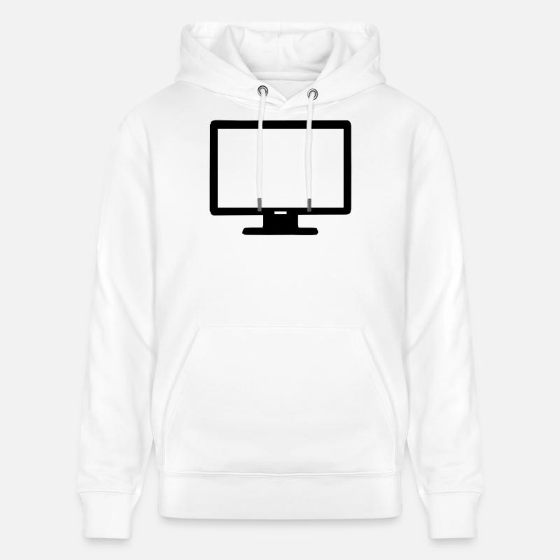 Computer Bildschirm - Stanley/Stella Unisex Bio-Hoodie CRUISER  - Weiß