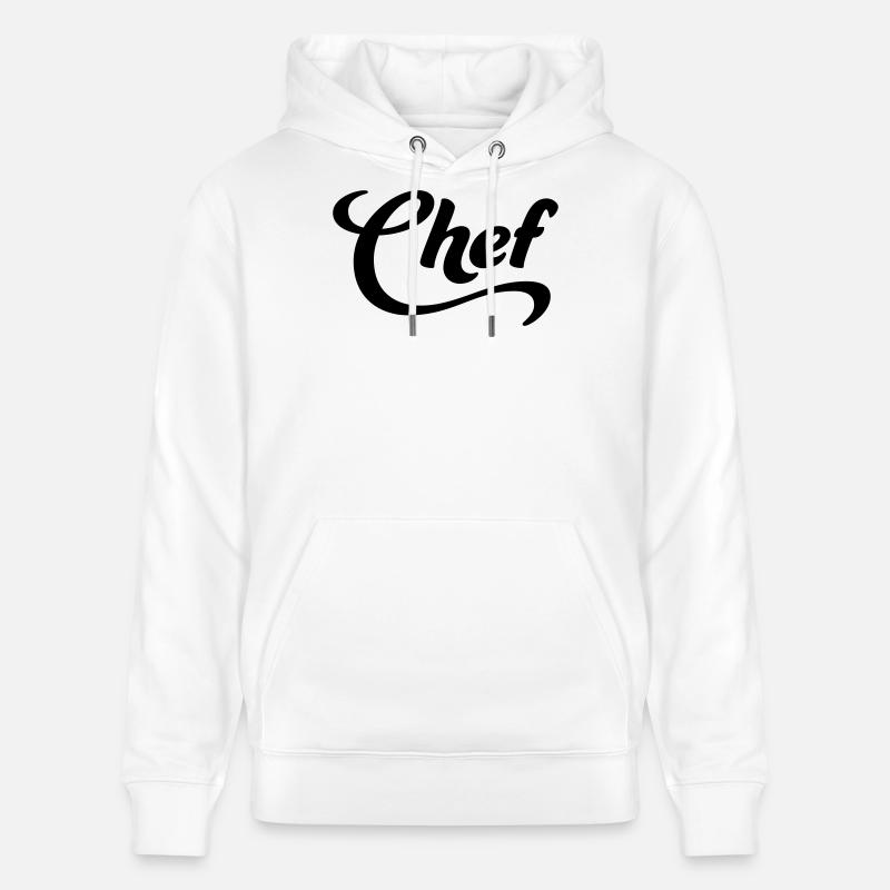 2541614 16037661 chef - Sweat à capuche bio CRUISER Stanley/Stella Unisexe - blanc