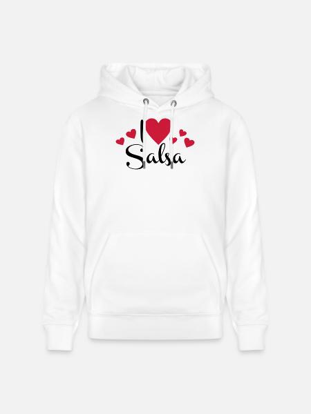 2541614 113586423 salsa - Stanley/Stella CRUISER Unisex Organic Hoodie - white