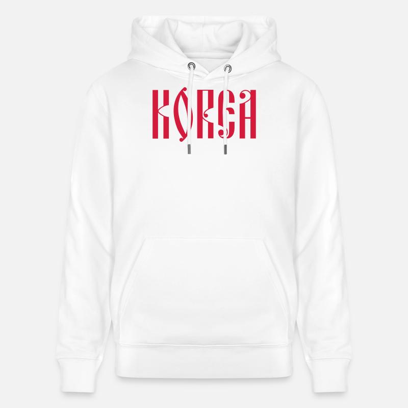 CORÉE - Sweat à capuche bio CRUISER Stanley/Stella Unisexe - blanc