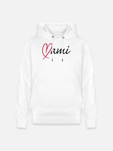 Mami Herz - Stanley/Stella Unisex Bio-Hoodie CRUISER - Weiß