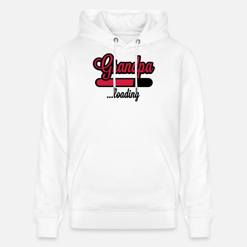Grandpa loading - Sweat à capuche bio CRUISER Stanley/Stella Unisexe - blanc