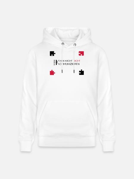 communication watzlawick - Stanley/Stella CRUISER Unisex Organic Hoodie - white