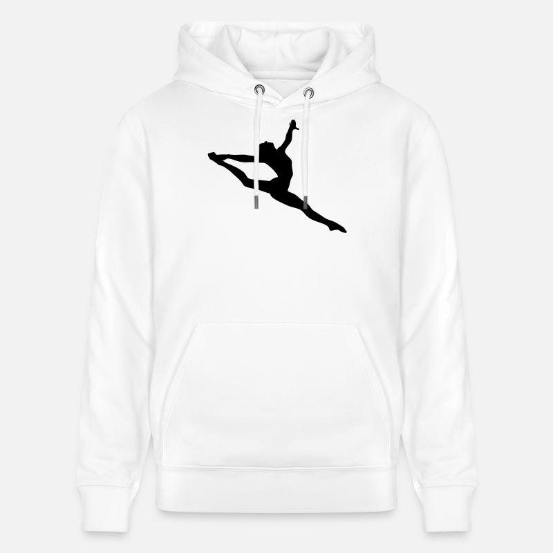 Ginnastica artistica - Felpa con cappuccio ecologica unisex CRUISER di Stanley/Stella - bianco