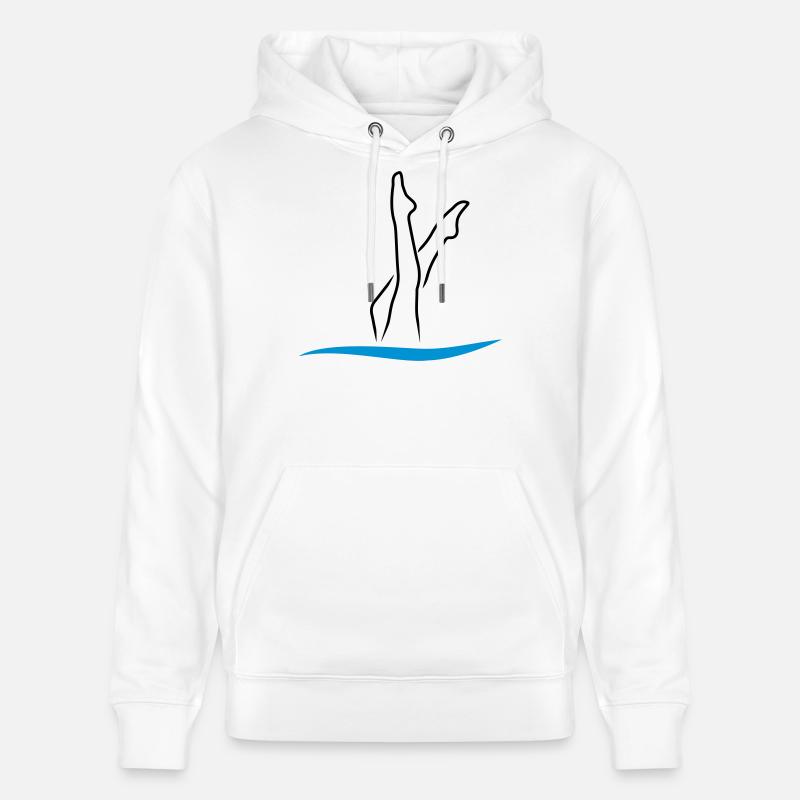 Synchronschwimmen - Stanley/Stella Unisex Bio-Hoodie CRUISER  - Weiß