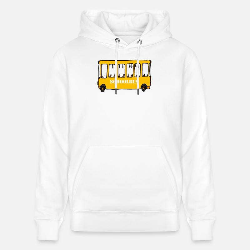 Schoolbus - Sweat à capuche bio CRUISER Stanley/Stella Unisexe - blanc