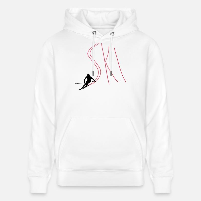 Ski - Sweat à capuche bio CRUISER Stanley/Stella Unisexe - blanc