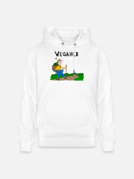 Wanderlust - Stanley/Stella Unisex Bio-Hoodie CRUISER  - Weiß