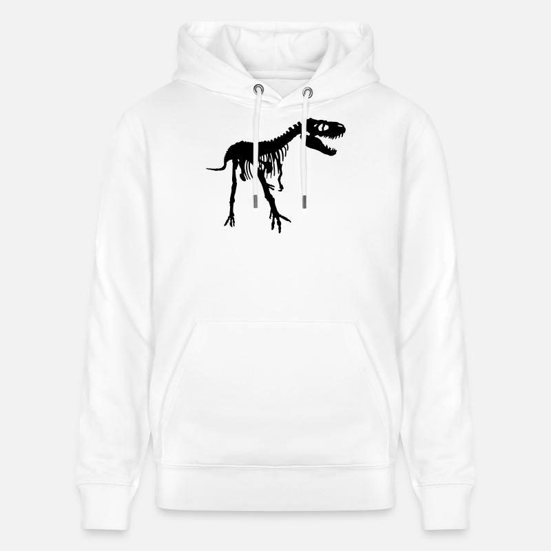 dino - Sweat à capuche bio CRUISER Stanley/Stella Unisexe - blanc