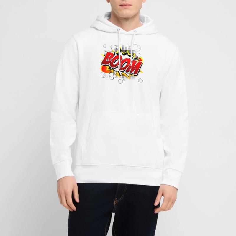 Boom Comic Graphic Stanley/Stella CRUISER Unisex Organic Hoodie