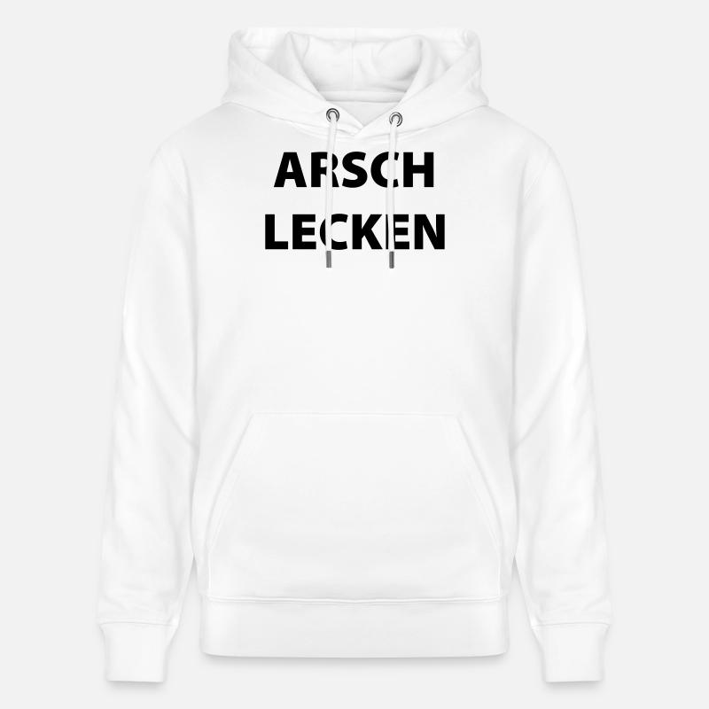 Lécher le cul - Sweat à capuche bio CRUISER Stanley/Stella Unisexe - blanc