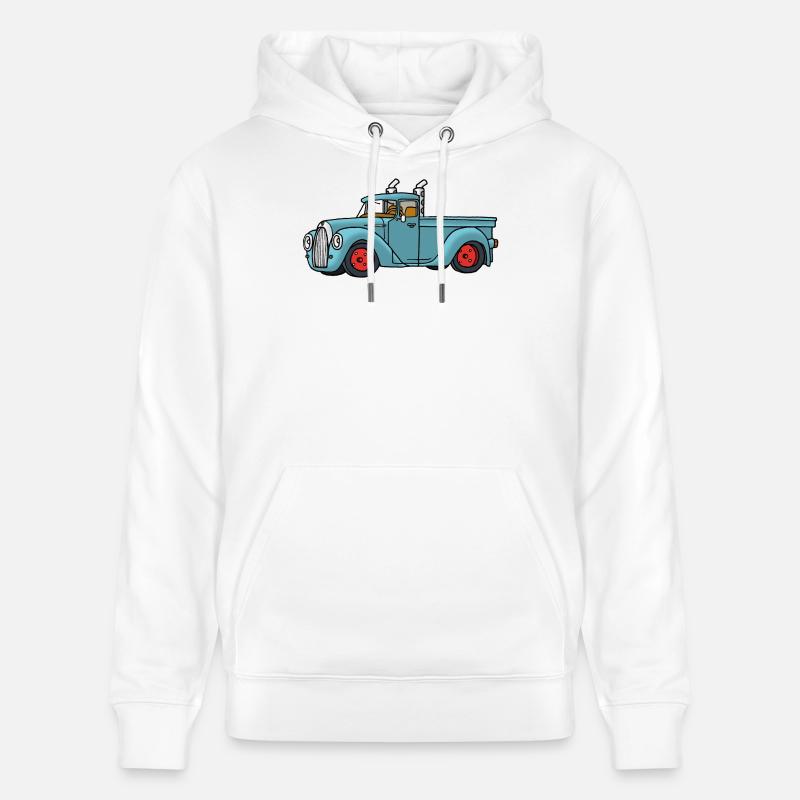 Prendre - Sweat à capuche bio CRUISER Stanley/Stella Unisexe - blanc