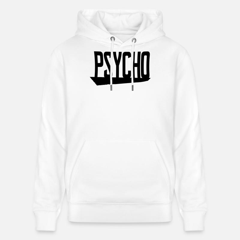 psycho - Sweat à capuche bio CRUISER Stanley/Stella Unisexe - blanc