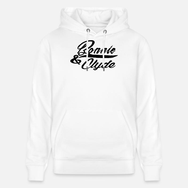 Bonnie et clyde - Sweat à capuche bio CRUISER Stanley/Stella Unisexe - blanc