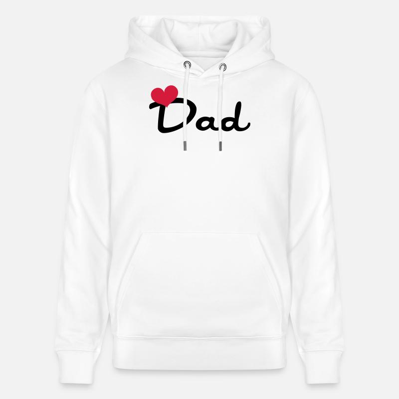 Dad - Sweat à capuche bio CRUISER Stanley/Stella Unisexe - blanc