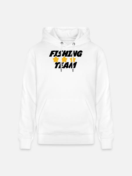 Fishing Team - Sweat à capuche bio CRUISER Stanley/Stella Unisexe - blanc