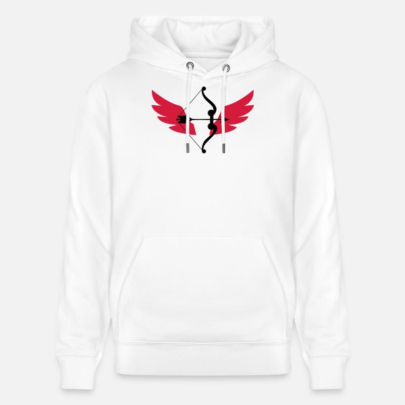 Archery / Bogenschießen / Tir à l'arc - Sweat à capuche bio CRUISER Stanley/Stella Unisexe - blanc