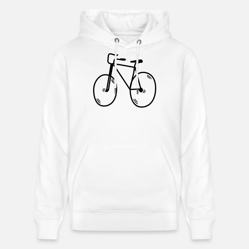 vélo - Sweat à capuche bio CRUISER Stanley/Stella Unisexe - blanc