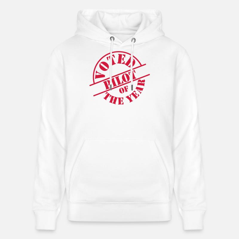 Pilot - Sweat à capuche bio CRUISER Stanley/Stella Unisexe - blanc