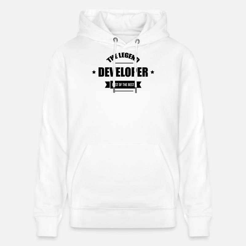 Developer - Sweat à capuche bio CRUISER Stanley/Stella Unisexe - blanc