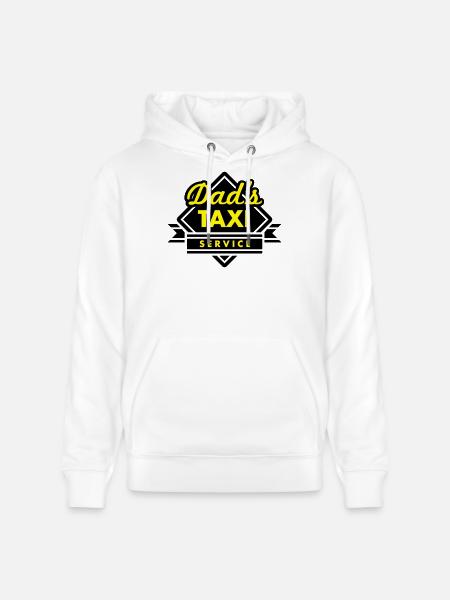 Dad's Taxi Service - Stanley/Stella Unisex Bio-Hoodie CRUISER  - Weiß