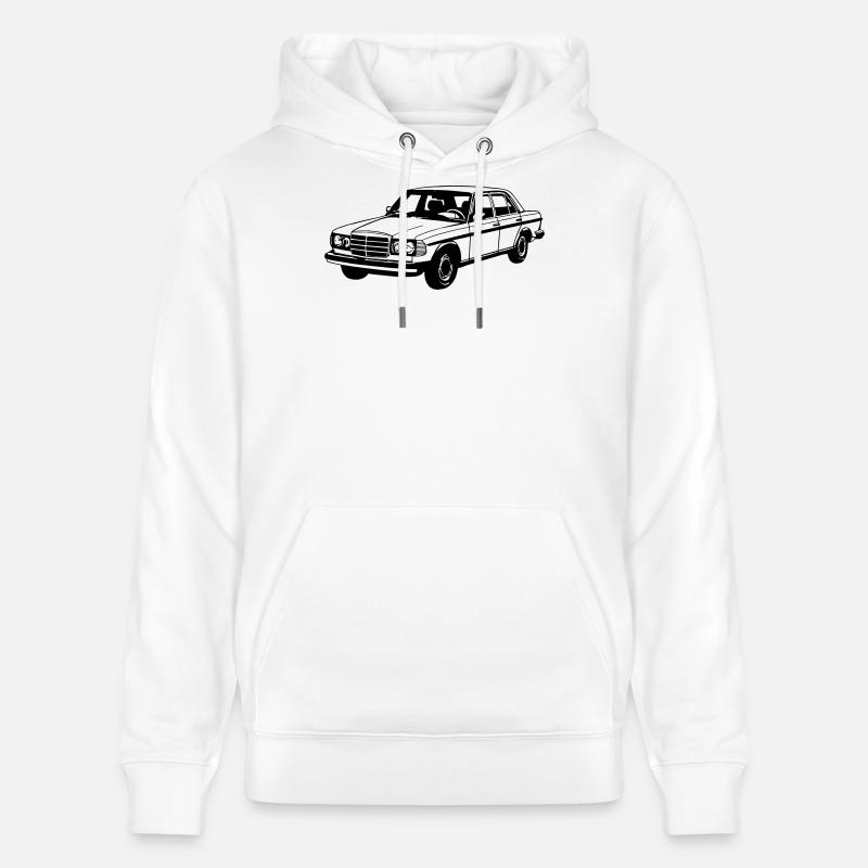 MB W123 , Youngtimer / Oldtimer ... (25) - Sweat à capuche bio CRUISER Stanley/Stella Unisexe - blanc