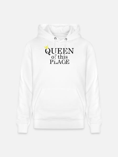 Queen of this place - Stanley/Stella Unisex Bio-Hoodie CRUISER - Weiß