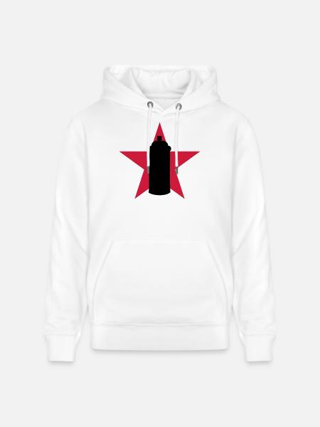 Graffiti / Tag / Writer / Street Art - Stanley/Stella CRUISER økologisk unisex-hettegenser - hvit