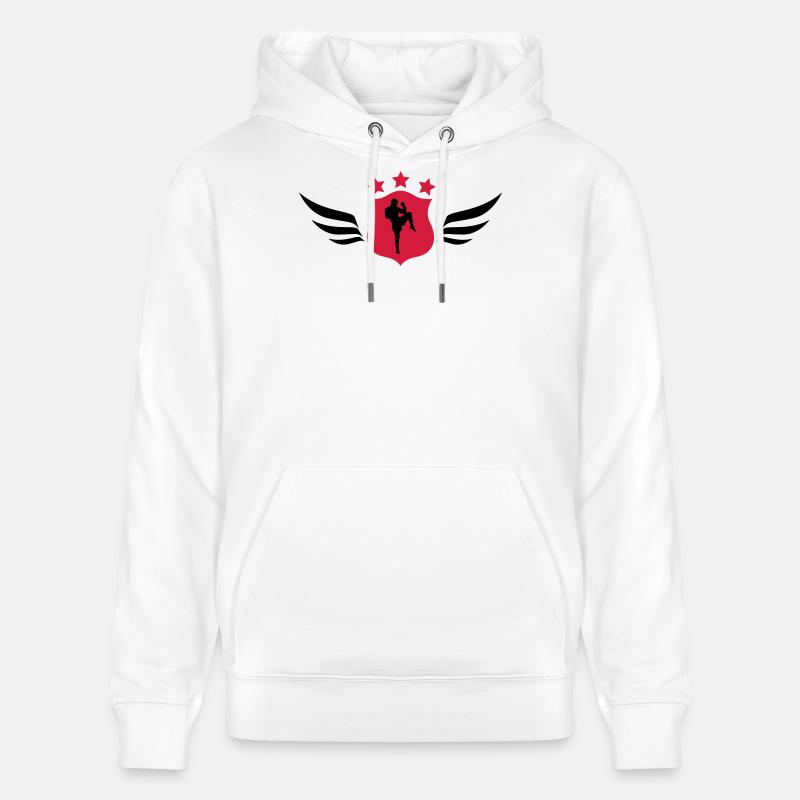 Kickboxen / Kickboxing / Kickboxer / Kick Boxing - Stanley/Stella Unisex Bio-Hoodie CRUISER  - Weiß