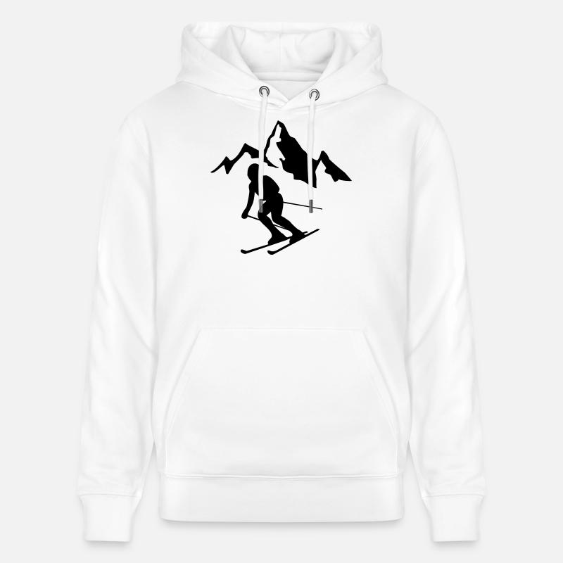 ski - Sweat à capuche bio CRUISER Stanley/Stella Unisexe - blanc