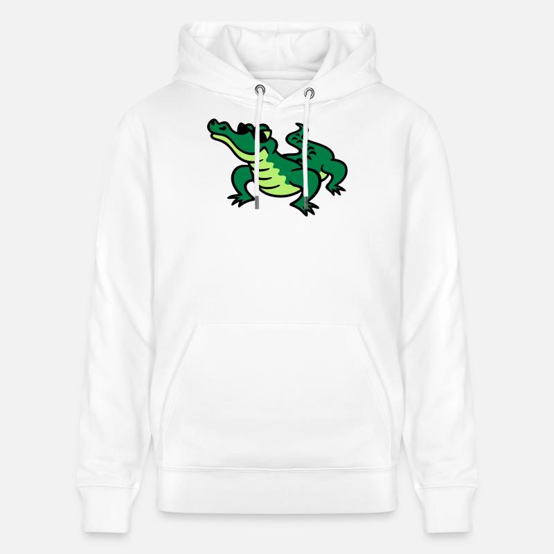 Cool Croc - Sweat à capuche bio CRUISER Stanley/Stella Unisexe - blanc