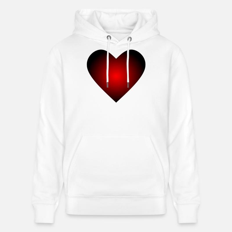 Cadeau Saint-Valentin Saint-Valentin - Sweat à capuche bio CRUISER Stanley/Stella Unisexe - blanc