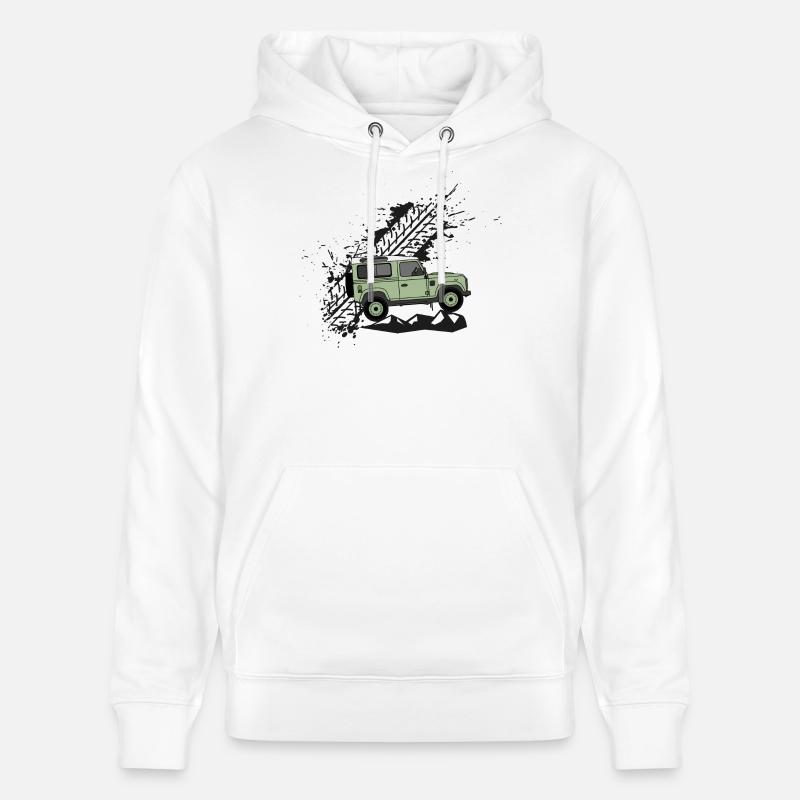 Defender 90 Splash - Sweat à capuche bio CRUISER Stanley/Stella Unisexe - blanc