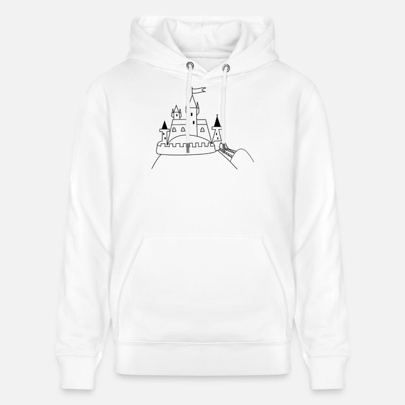 Château - Sweat à capuche bio CRUISER Stanley/Stella Unisexe - blanc