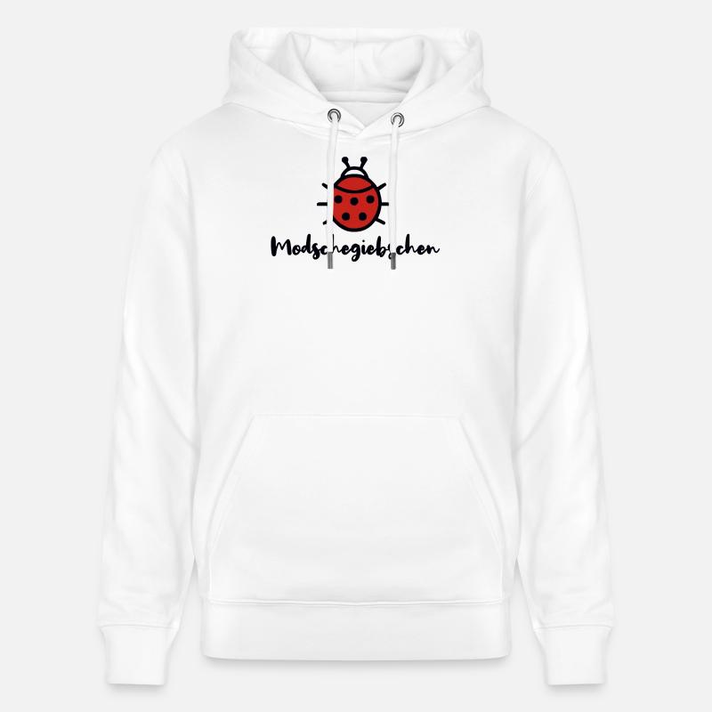 Modschegiebchen Marienkäfer Sächsisch Dialekt - Stanley/Stella Unisex Bio-Hoodie CRUISER  - Weiß